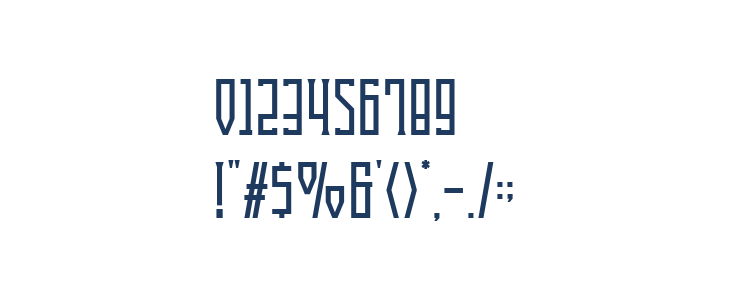 Singa Serif DEMO Other Characters