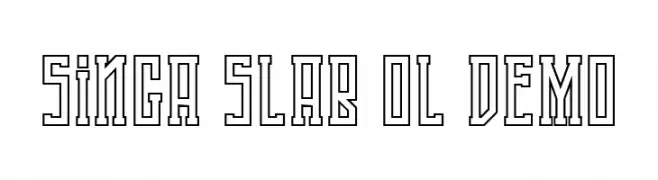 Singa Slab OL DEMO  Descarca Fonturi Gratis