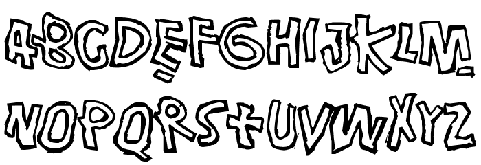 Singalonga Font LOWERCASE