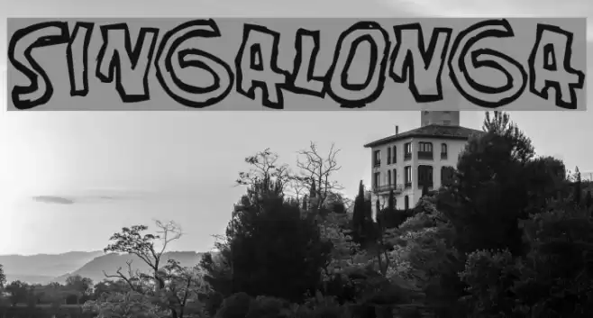 Singalonga Font examples