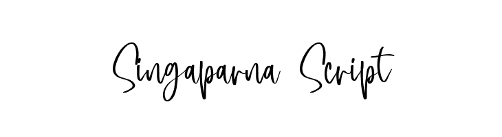 Singaparna Script  Frei Schriftart Herunterladen
