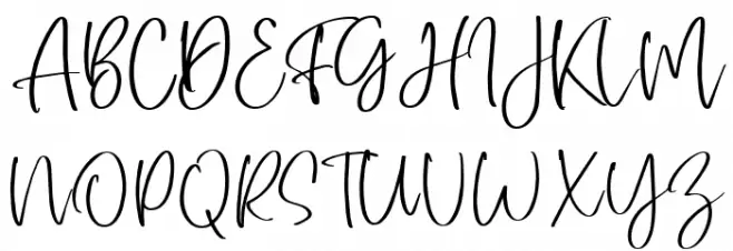Singaparna Script Шрифта ВЕРХНИЙ
