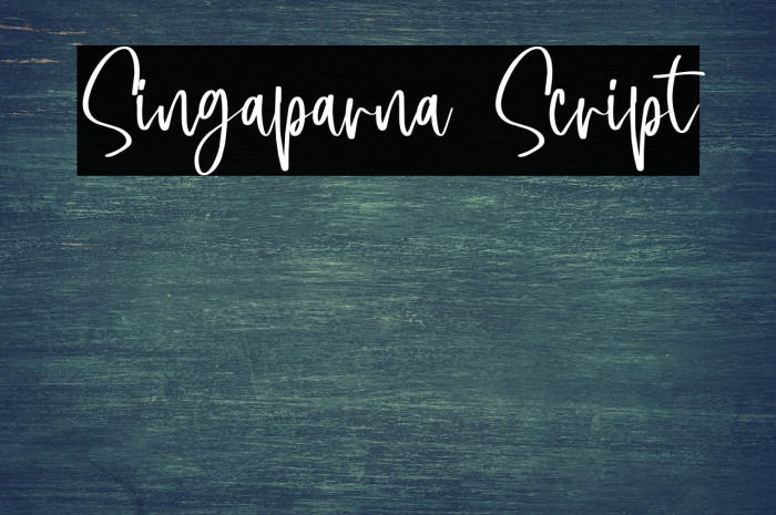 Singaparna Script Example 2