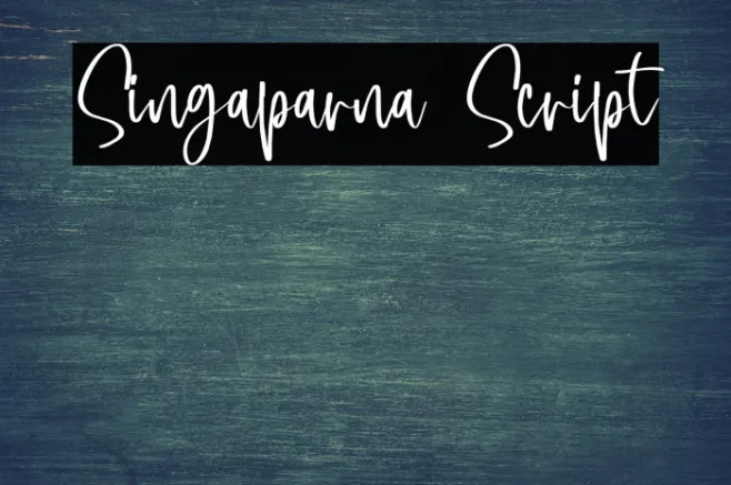 Singaparna Script Example 2