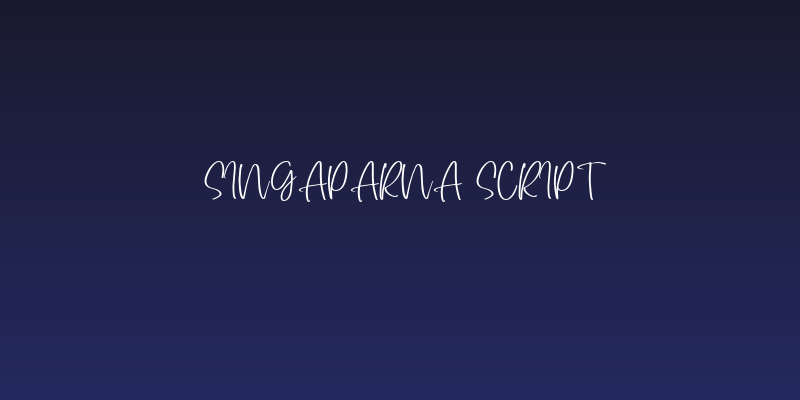 Singaparna Script Social Header