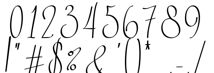 Singapore Landscape Font OTHER CHARS