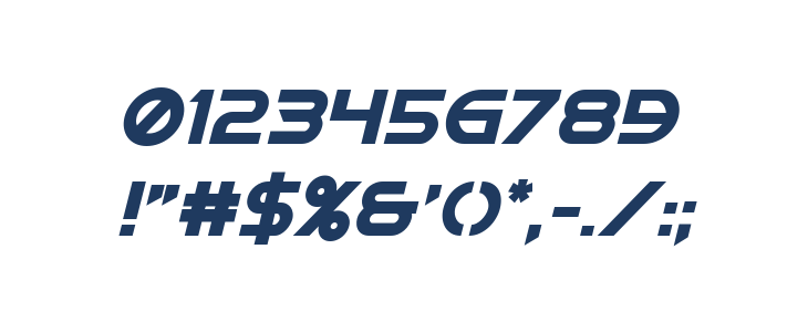 Singapore Sling Bold Italic Other Characters