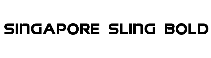 Singapore Sling Bold  免费字体下载