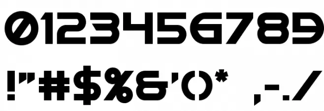 Singapore Sling Bold Font OTHER CHARS