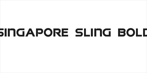 Singapore Sling Bold Logo