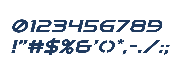 Singapore Sling Expanded Italic Other Characters