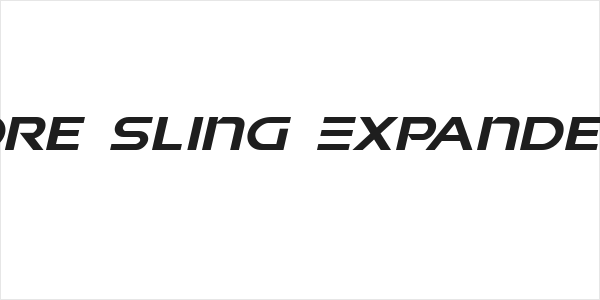 Singapore Sling Expanded Italic Logo