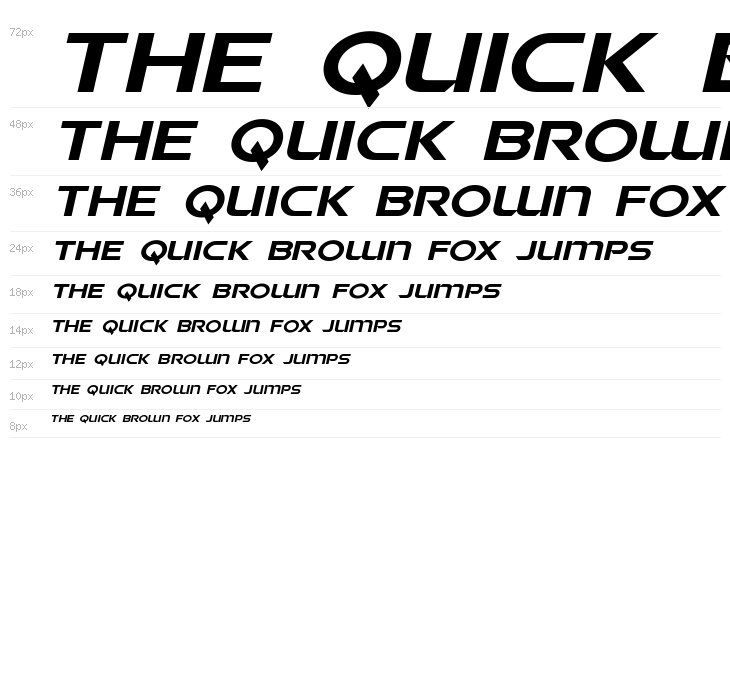 Singapore Sling Expanded Italic Waterfall