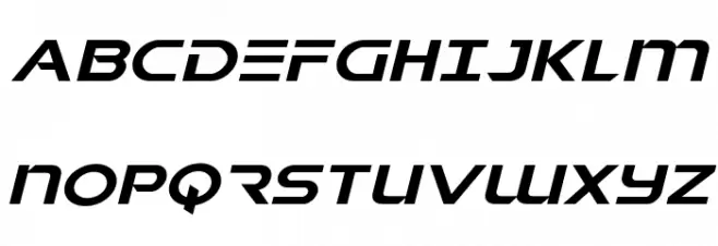 Singapore Sling Expanded Italic Schriftart Groß