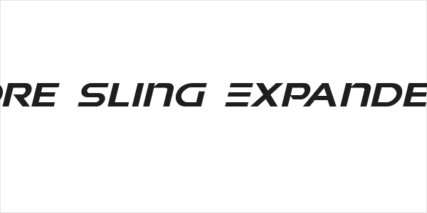 Singapore Sling Expanded Italic Logo