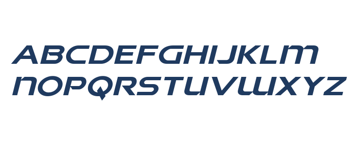 Singapore Sling Expanded Italic Lowercase