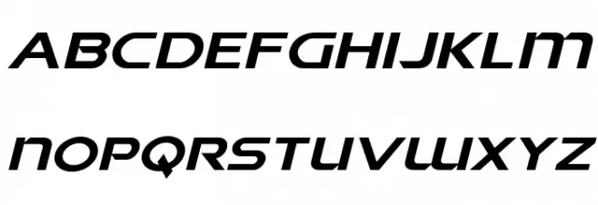 Singapore Sling Expanded Italic फ़ॉन्ट लोअरकेस