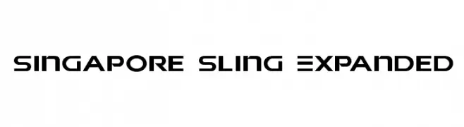 Singapore Sling Expanded  font caratteri gratis