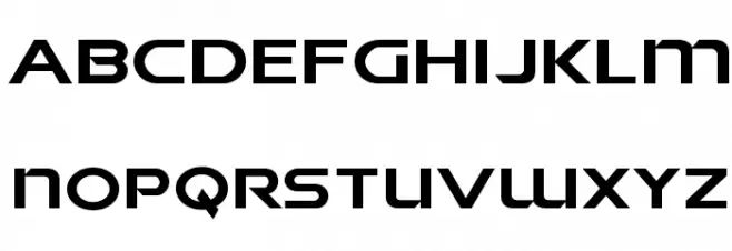 Singapore Sling Expanded Font LOWERCASE