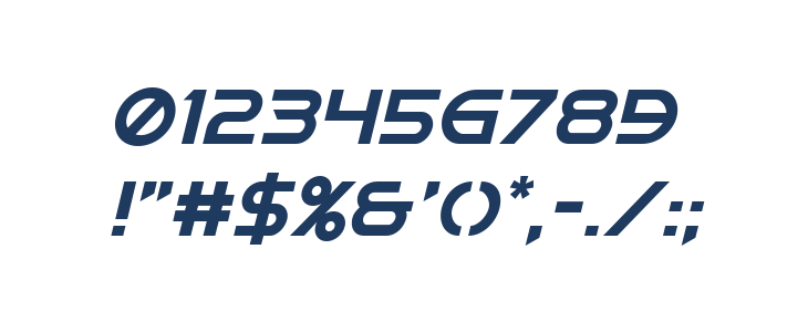 Singapore Sling Italic Other Characters