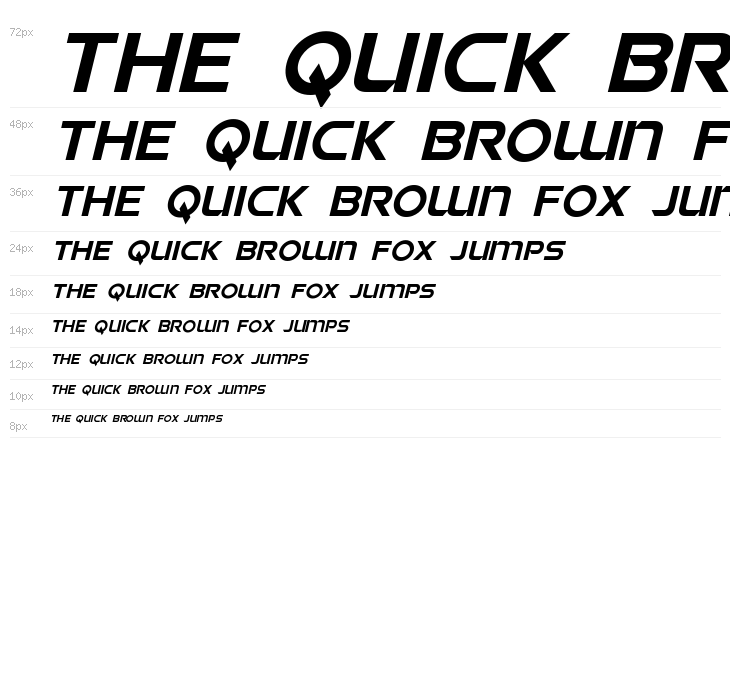 Singapore Sling Italic Waterfall