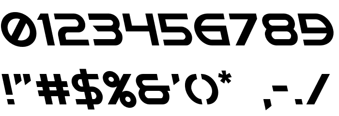 Singapore Sling Leftalic フォント その他の文字