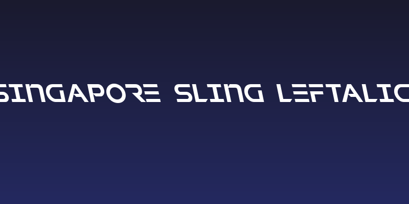 Singapore Sling Leftalic Social Header