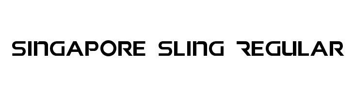 Singapore Sling Regular  フリーフォントのダウンロード