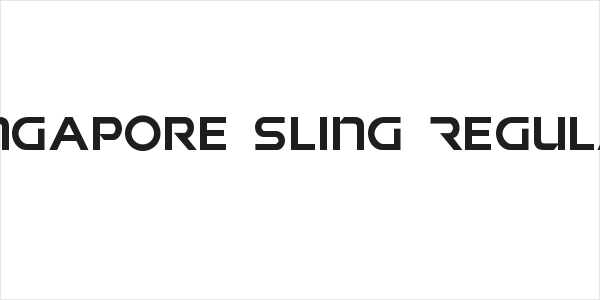 Singapore Sling Regular Logo