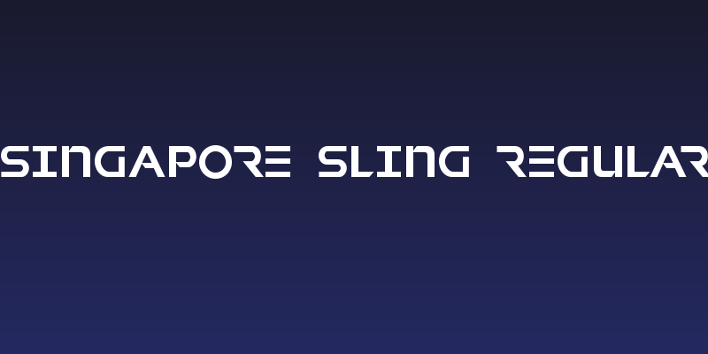 Singapore Sling Regular Social Header