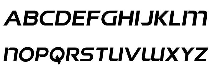 Singapore Sling Semi-Italic Font LOWERCASE