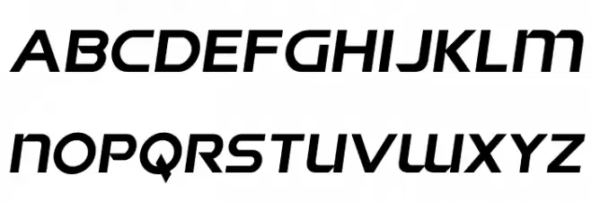 Singapore Sling Semi-Italic Font LOWERCASE