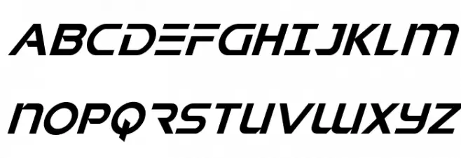Singapore Sling Super-Italic 字体 大写