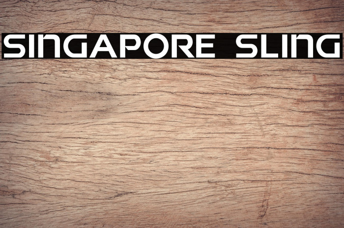Singapore Sling Example 2