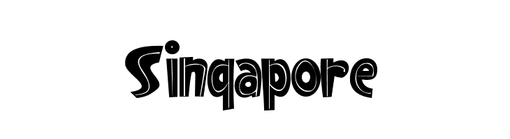 Singapore  baixar fontes gratis