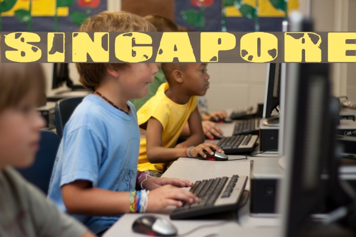 Singapore Font examples