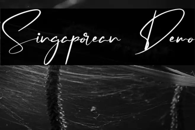 Singaporean Demo Caratteri examples