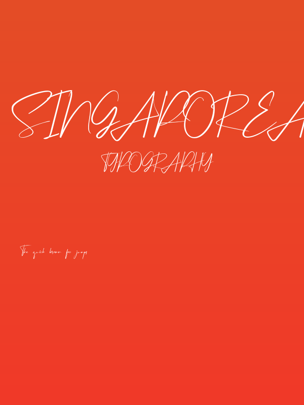 Singaporean Demo Poster