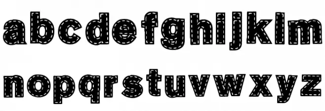 Singer Mears Font LOWERCASE