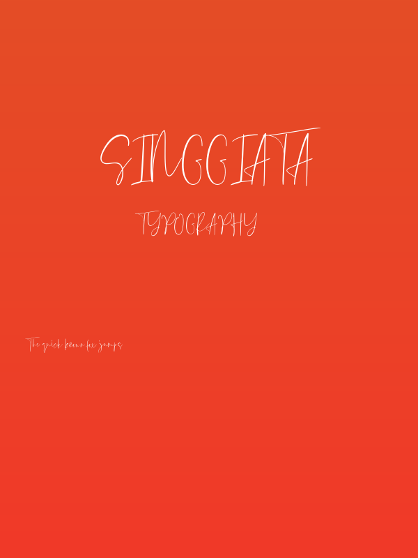 Singgiata Poster