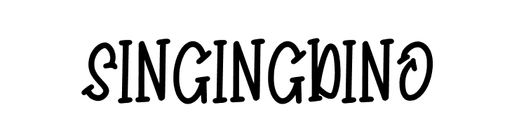 Singing Dino  Fuentes Gratis Descargar