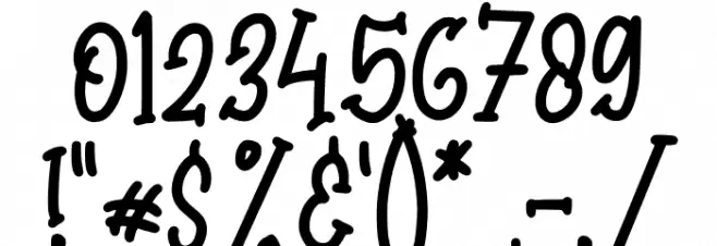 Singing Dino Font OTHER CHARS