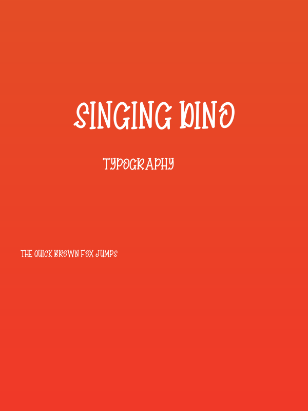 Singing Dino Poster
