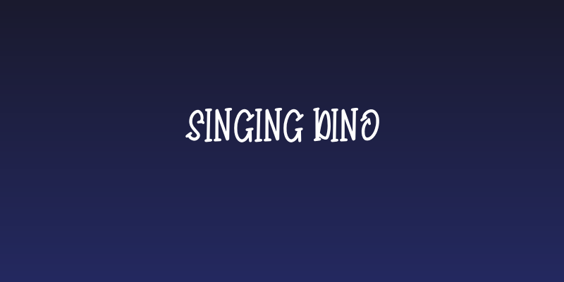 Singing Dino Social Header