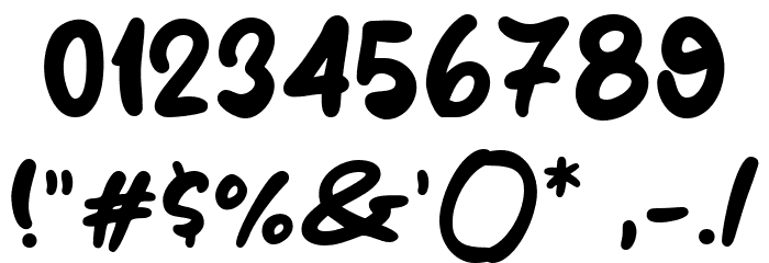 Singkong Font OTHER CHARS