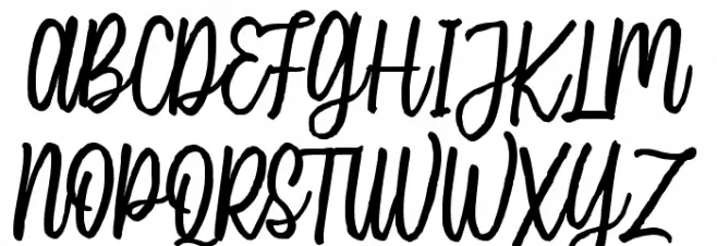 Single Brand Demo Schriftart Groß