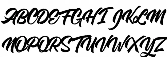 Single Case Personal Use Schriftart Groß