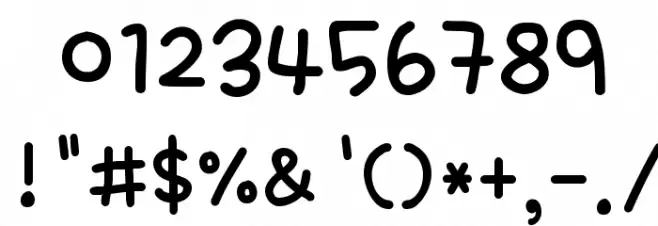 Single Day Regular Font OTHER CHARS