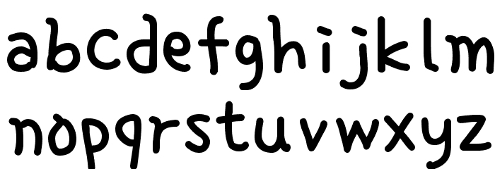 Single Day Regular Font LOWERCASE