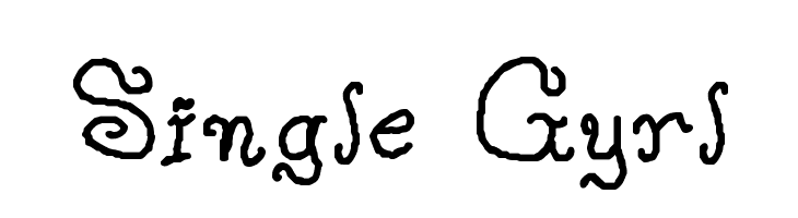 Single Gyrl  免费字体下载